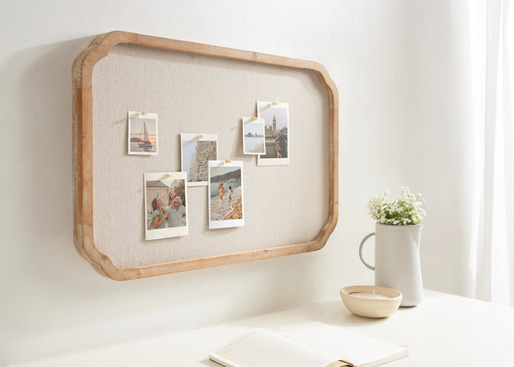 Marston Scalloped Fabric Pinboard