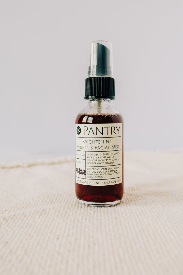 Brightening Hibiscus Facial Mist - Anti-Aging Toning Spray