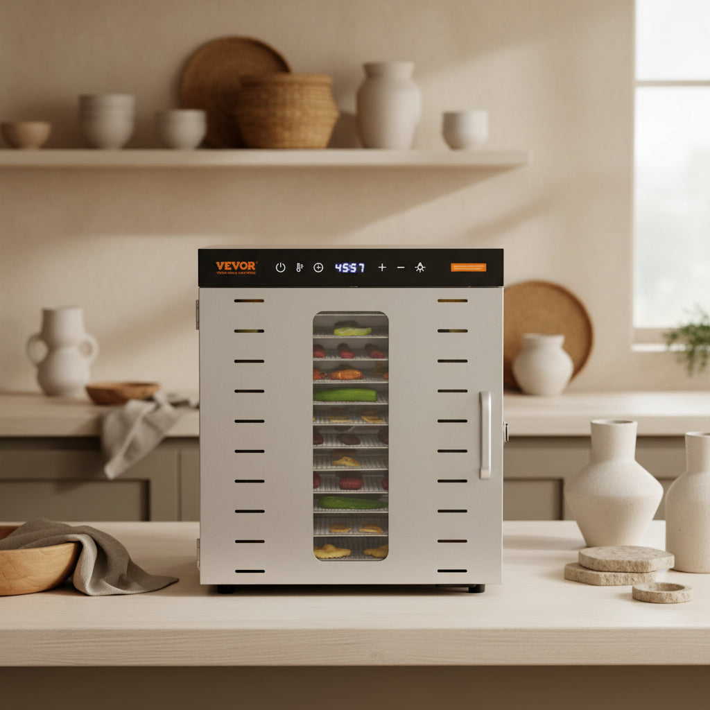 Stainless Steel Food Dehydrator  (10‑Tray)