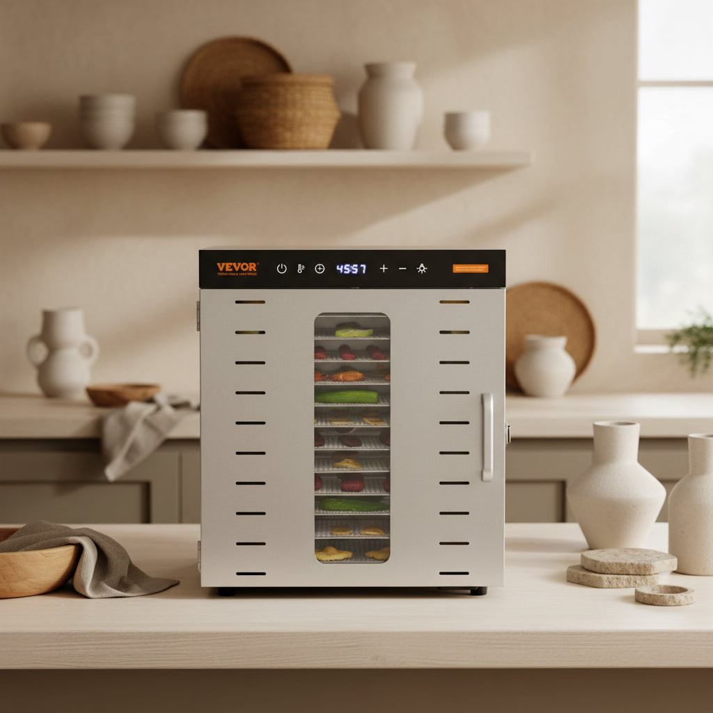 Stainless Steel Food Dehydrator  (10‑Tray)