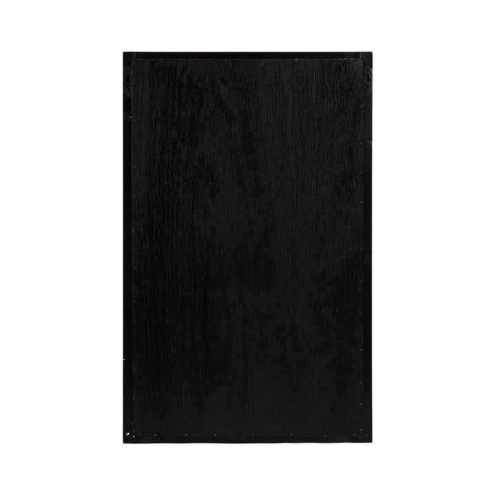 Ori Rattan/Wood Wall Shelf