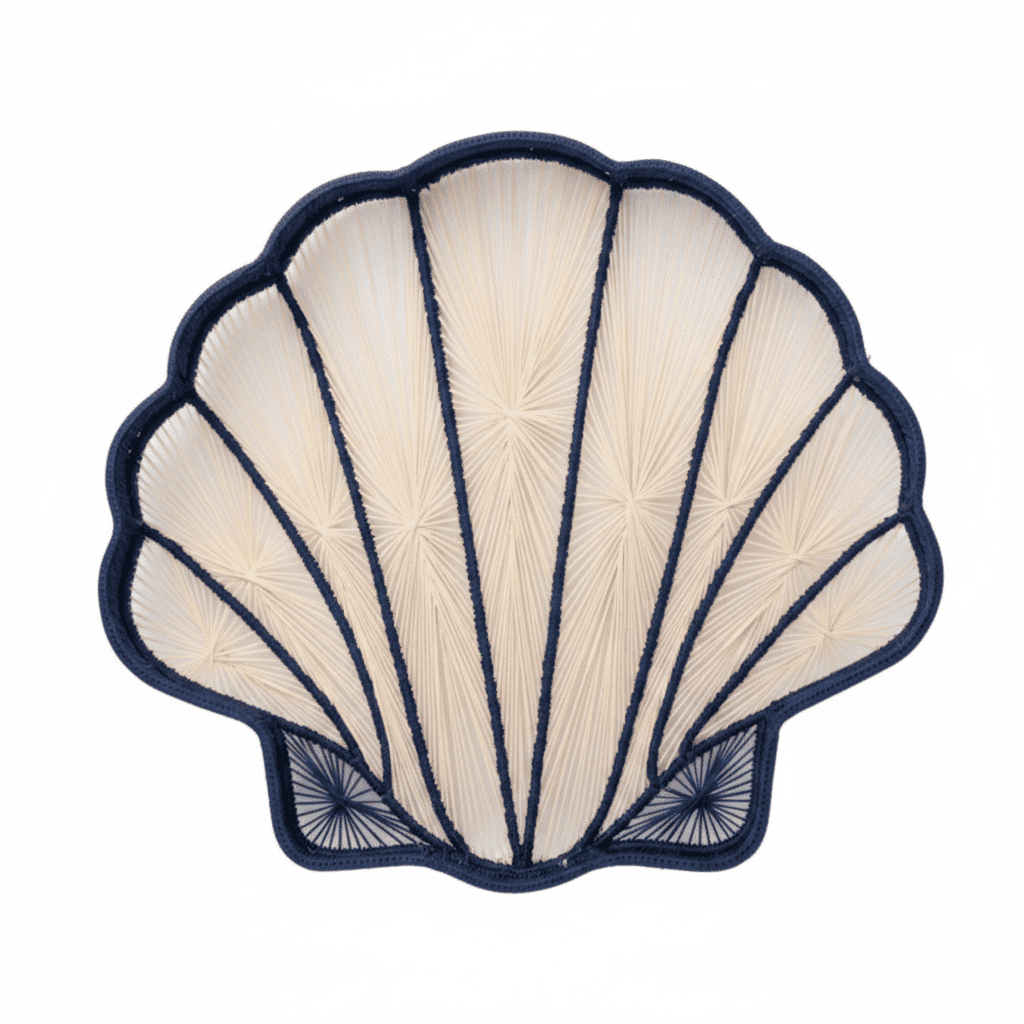 Shell Charm Handwoven Iraca Decorative Tray — Decorative Tray, [material], MacondoForever