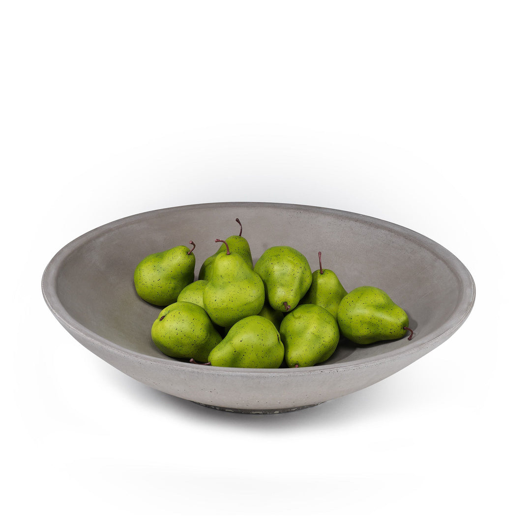 Concrete Infinity Bowl: Gray — Decorative Organizer, [material], Port Living Co.