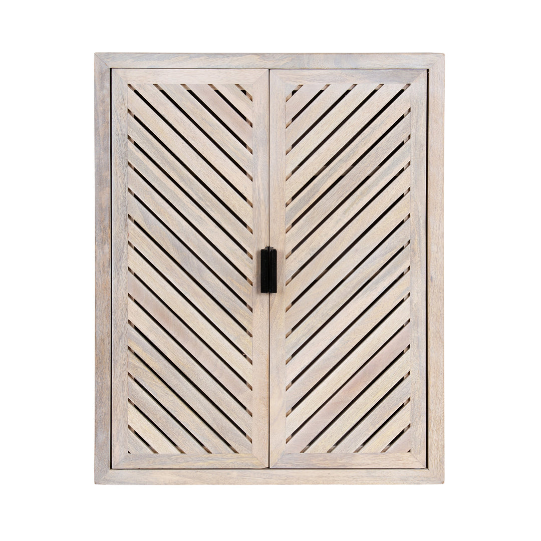 Mezzeta Tall Wood Bath Cabinet