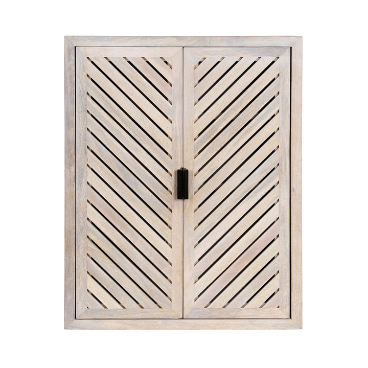 Mezzeta Tall Wood Bath Cabinet