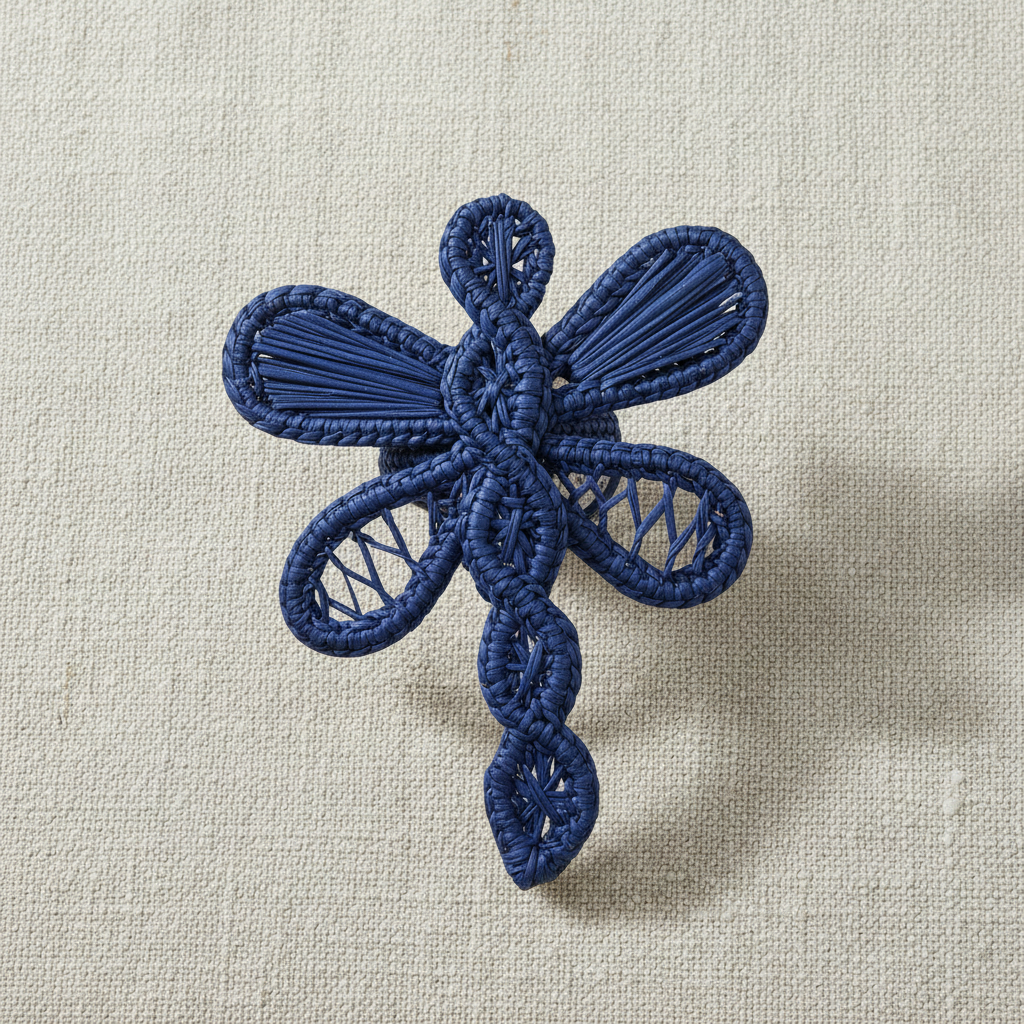 Dragonfly Handwoven Iraca Napkin Ring