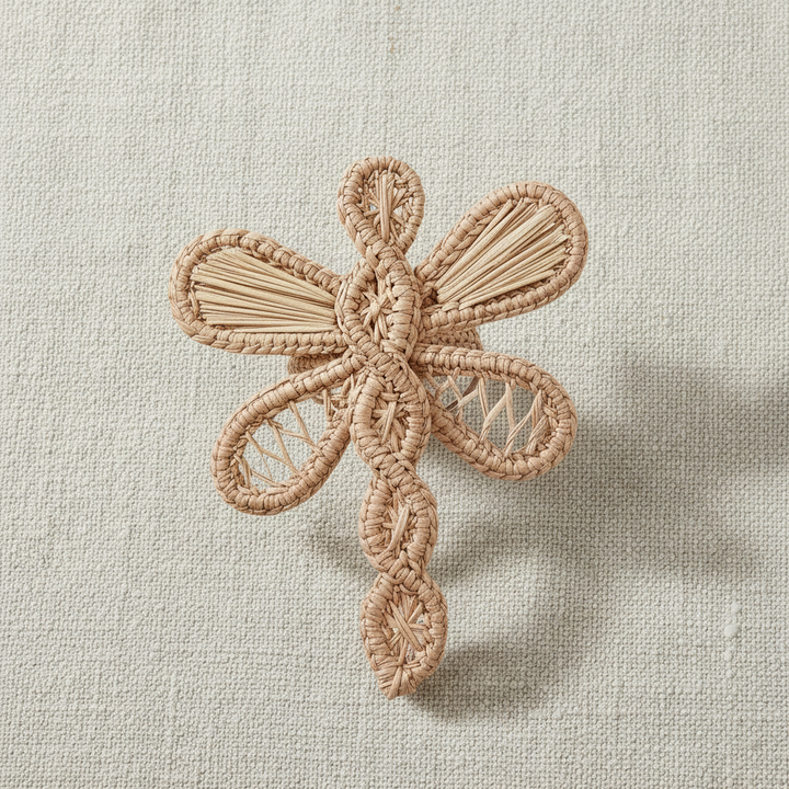 Dragonfly Handwoven Iraca Napkin Ring