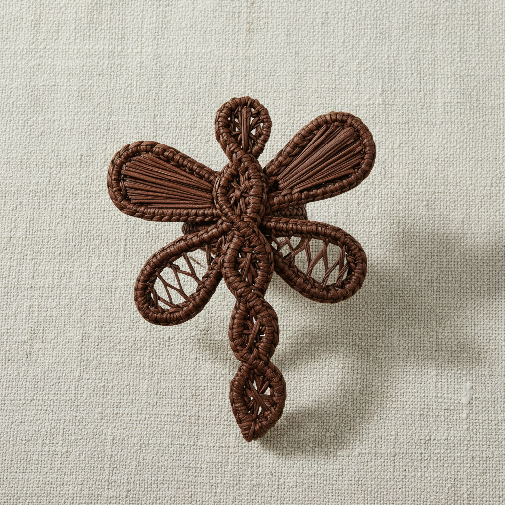 Dragonfly Handwoven Iraca Napkin Ring
