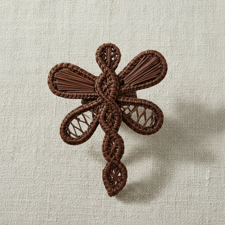 Dragonfly Handwoven Iraca Napkin Ring
