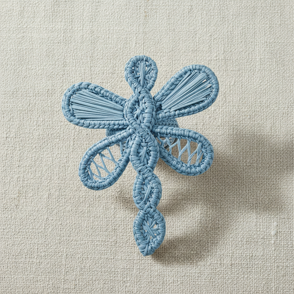 Dragonfly Handwoven Iraca Napkin Ring