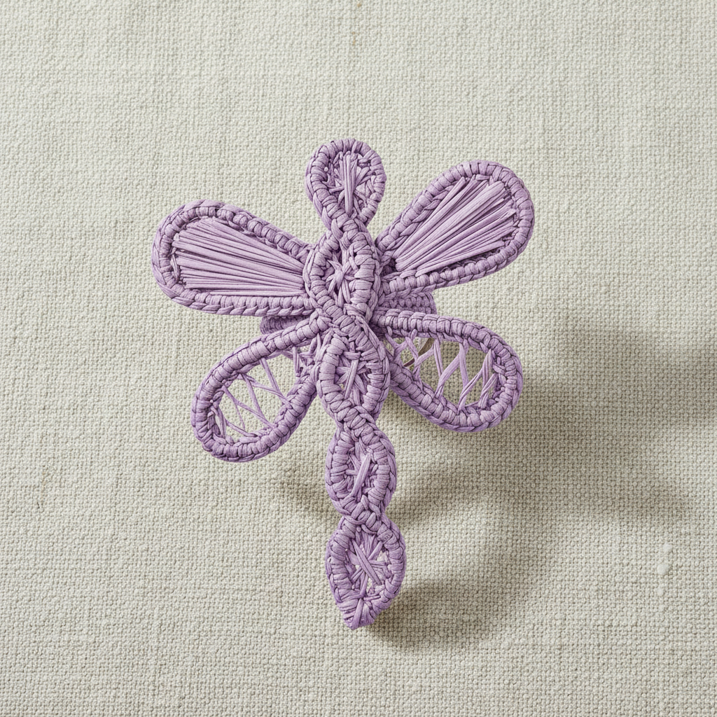 Dragonfly Handwoven Iraca Napkin Ring