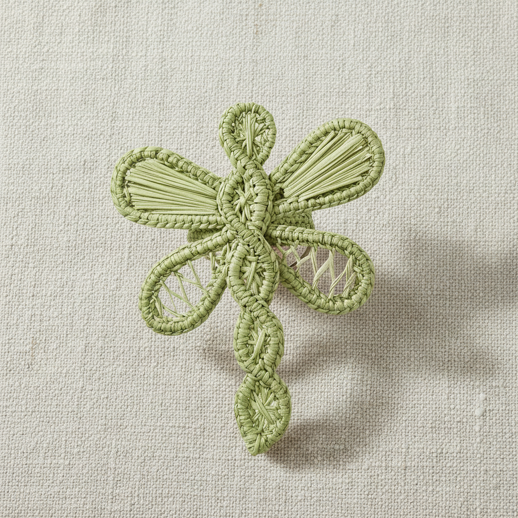 Dragonfly Handwoven Iraca Napkin Ring