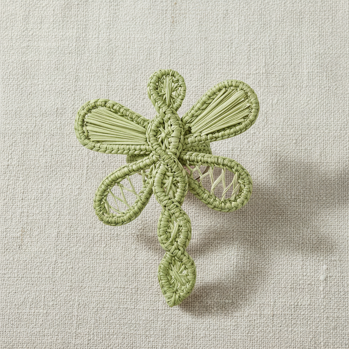 Dragonfly Handwoven Iraca Napkin Ring