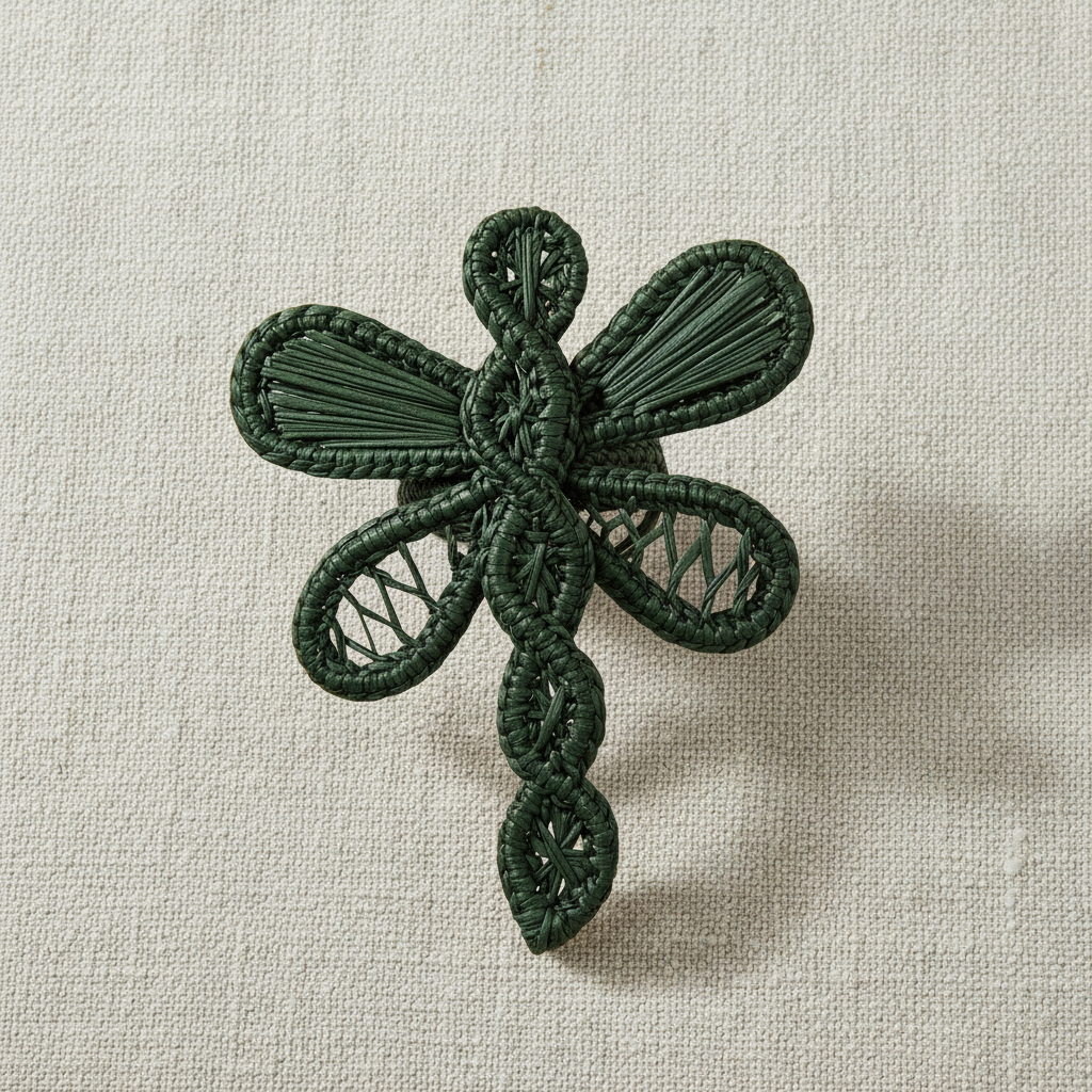 Dragonfly Handwoven Iraca Napkin Ring