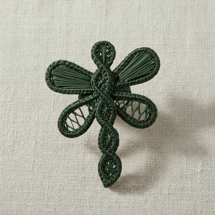 Dragonfly Handwoven Iraca Napkin Ring