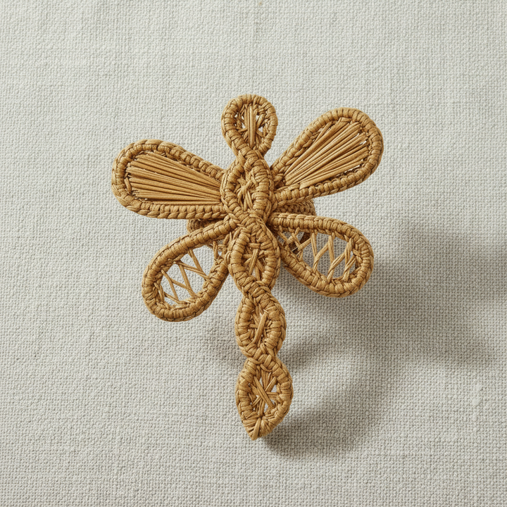Dragonfly Handwoven Iraca Napkin Ring