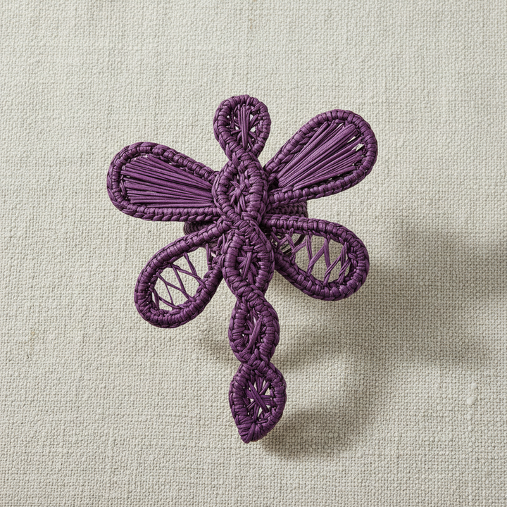 Dragonfly Handwoven Iraca Napkin Ring
