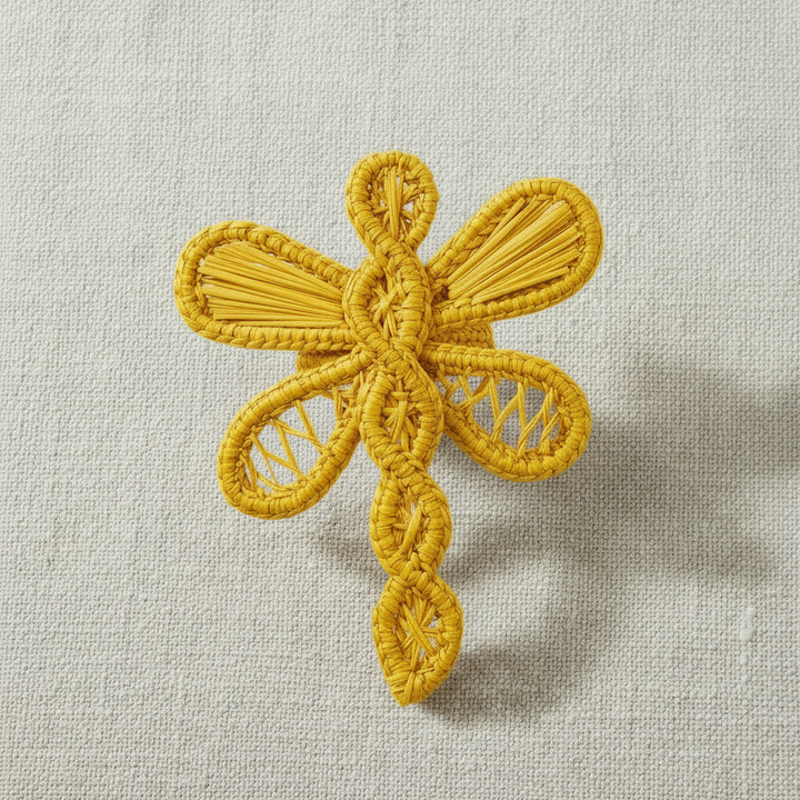 Dragonfly Handwoven Iraca Napkin Ring