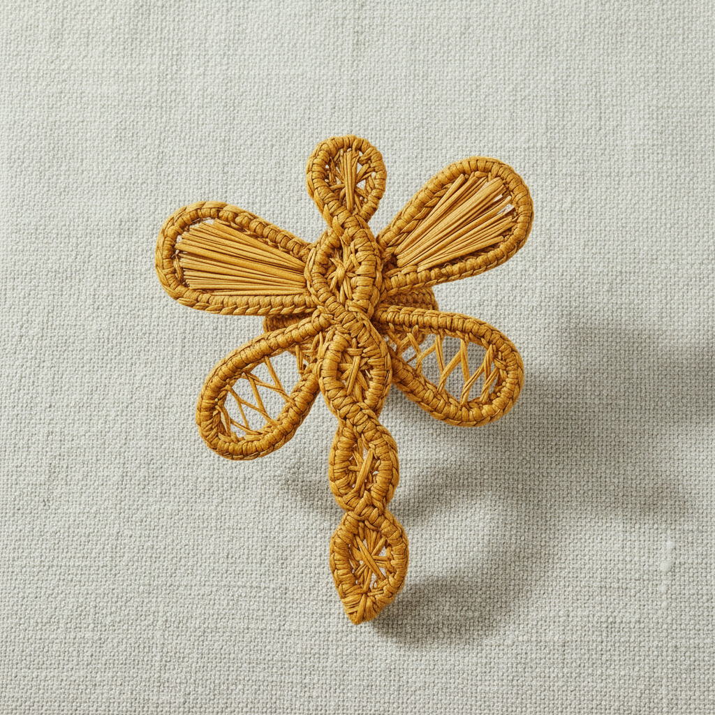Dragonfly Handwoven Iraca Napkin Ring