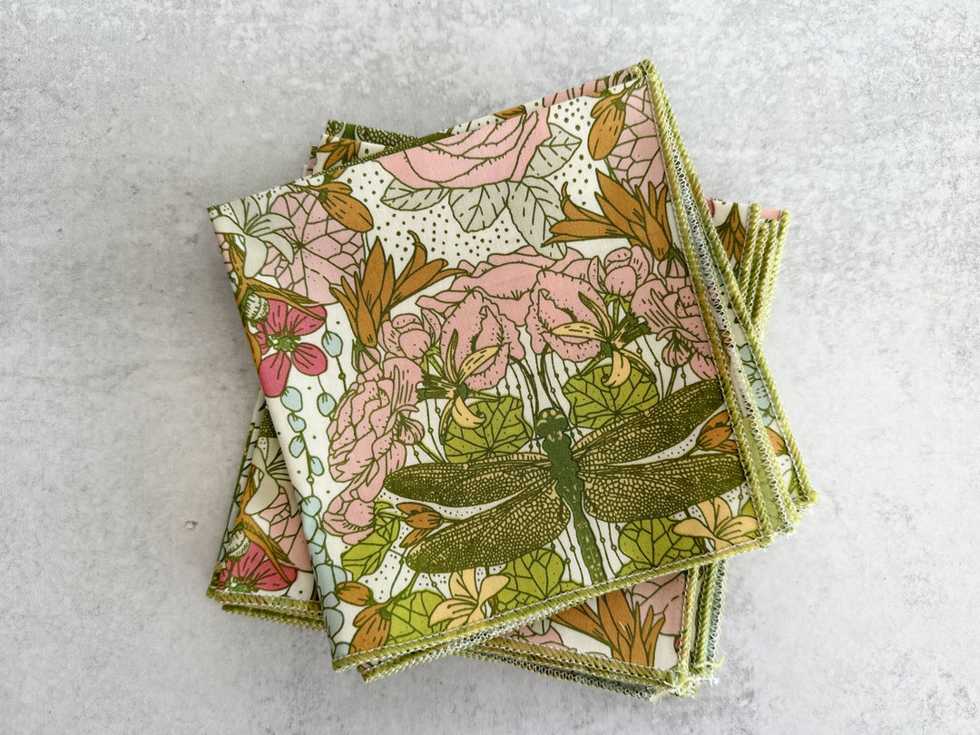 Dragonfly Cotton  Napkins (Set of 4)