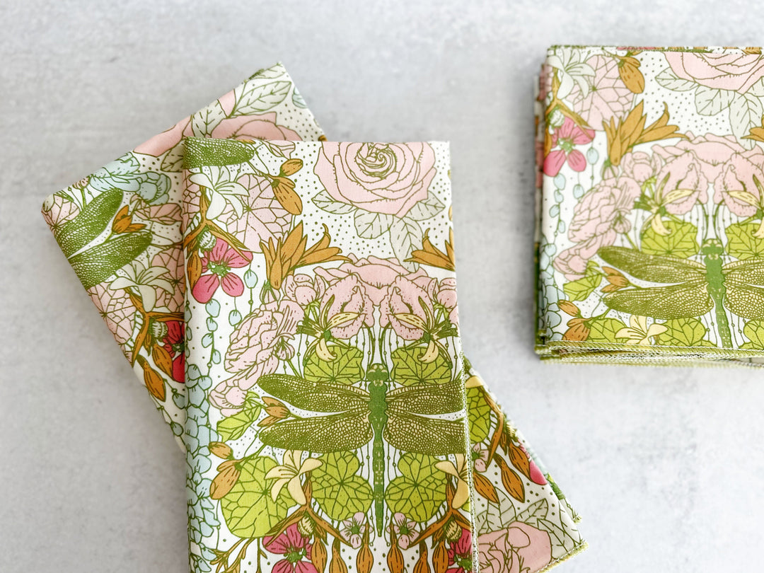 Dragonfly Cotton  Napkins (Set of 4)