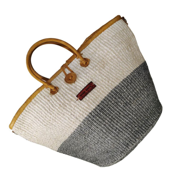 Ash & Ivory Wisdom Handmade Sisal Straw Basket Tote