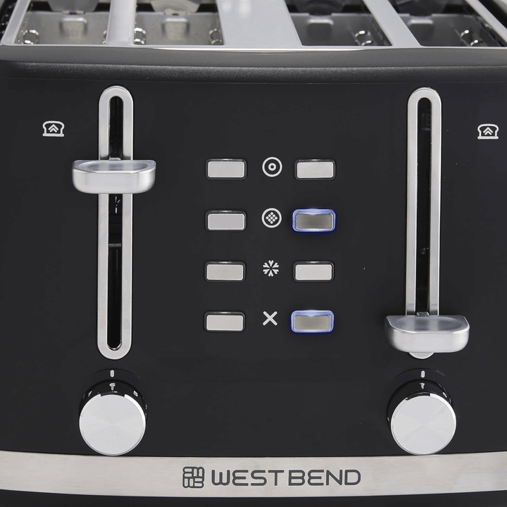 West Bend 4‑Slice Toaster—Stainless Steel