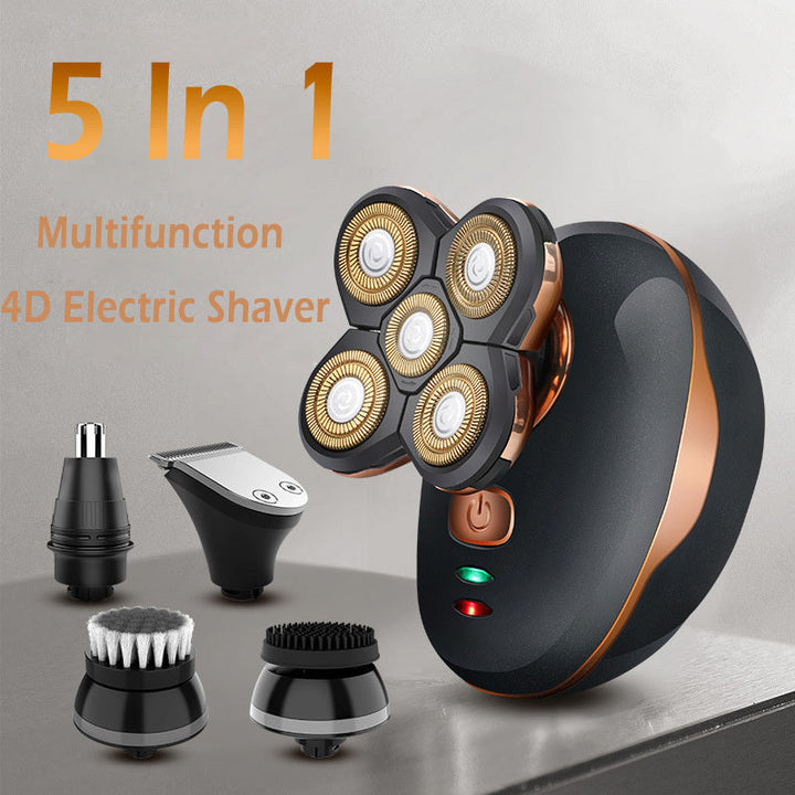 4D Electric Shaver 5‑In‑1 Grooming Kit
