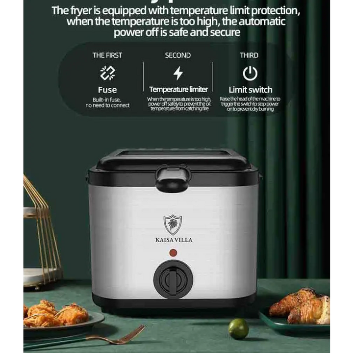 Electric Air Fryer with Transparent Lid for French Fries