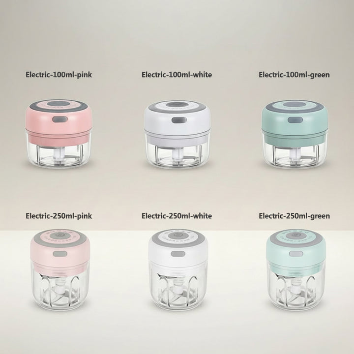 Electric Garlic Mini Crusher — 100ml / 200ml