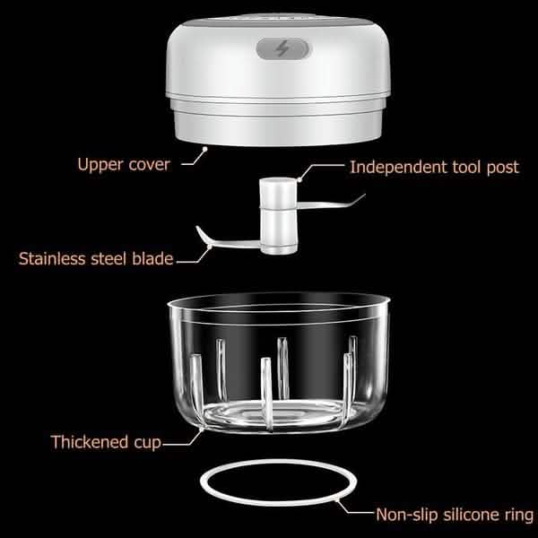 Electric Garlic Mini Crusher — 100ml / 200ml