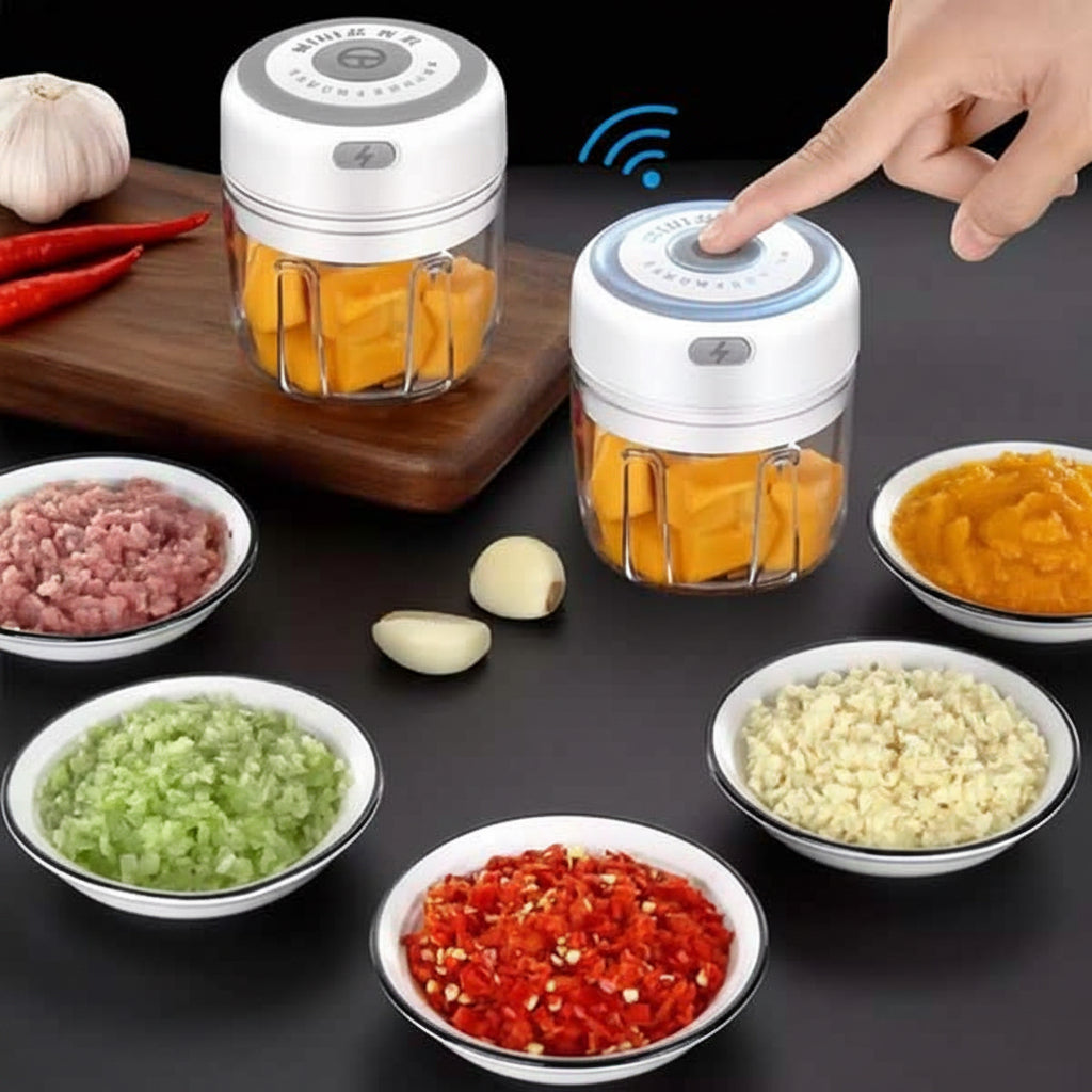 Electric Garlic Mini Crusher — 100ml / 200ml