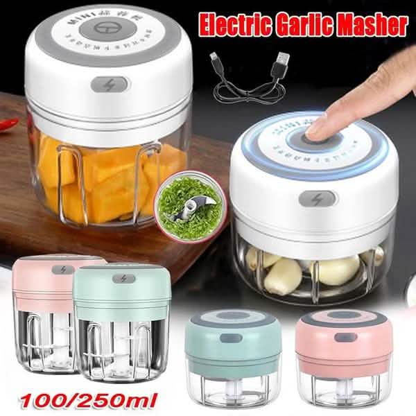 Electric Garlic Mini Crusher — 100ml / 200ml