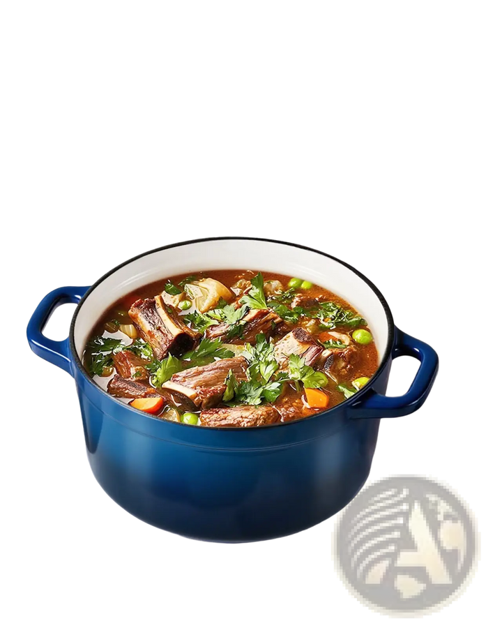 Enameled Cast Iron Dutch Oven 6 Qt Blue Cookware