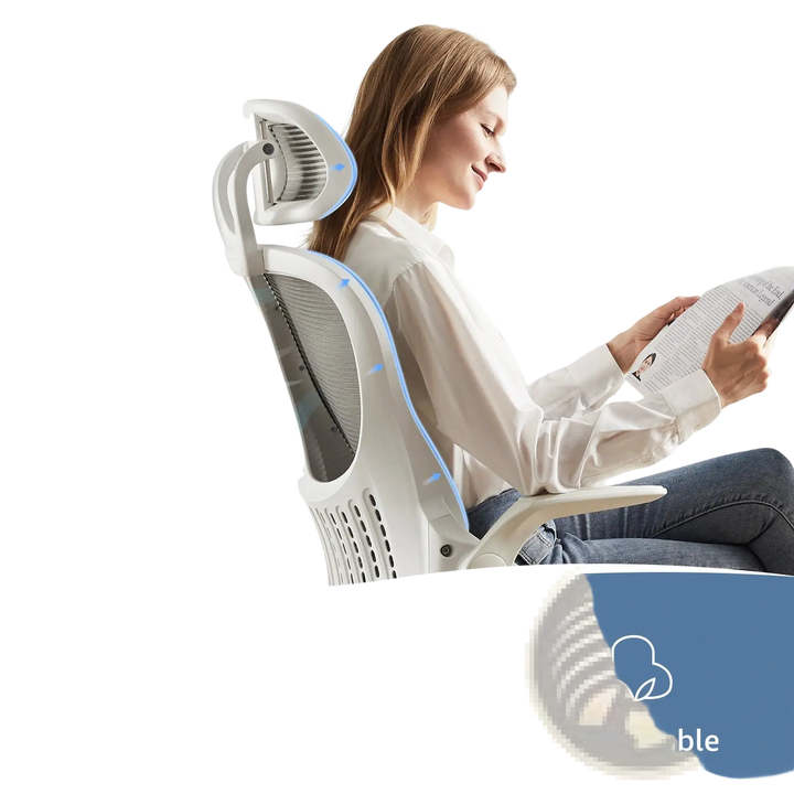 Ergonomic Mesh Office Chair with Flip Up Arms