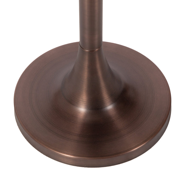 Baronet Round Marble and Metal Table