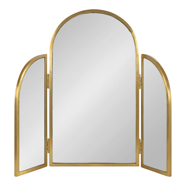 Amoli Tri-Fold Arch Metal Mirror