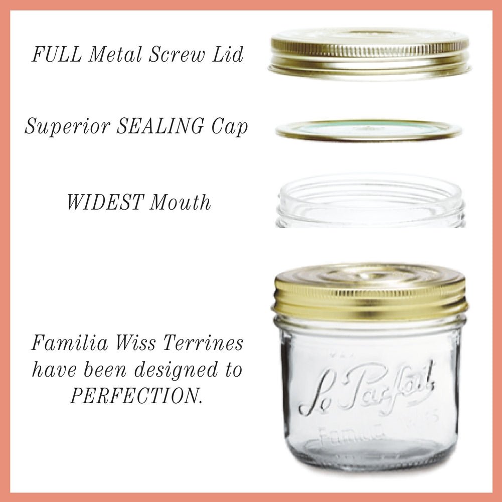 Familia Wiss Screw Lids