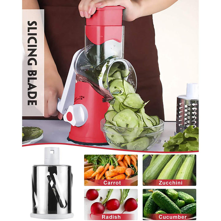 Rotary Cheese Grater with Handle