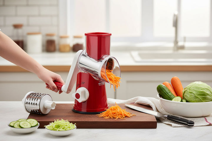 Rotary Cheese Grater with Handle