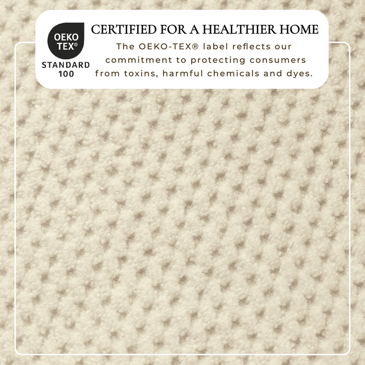 100% Cotton Checkered Jacquard Bath Towel Set - Giuliana Collection