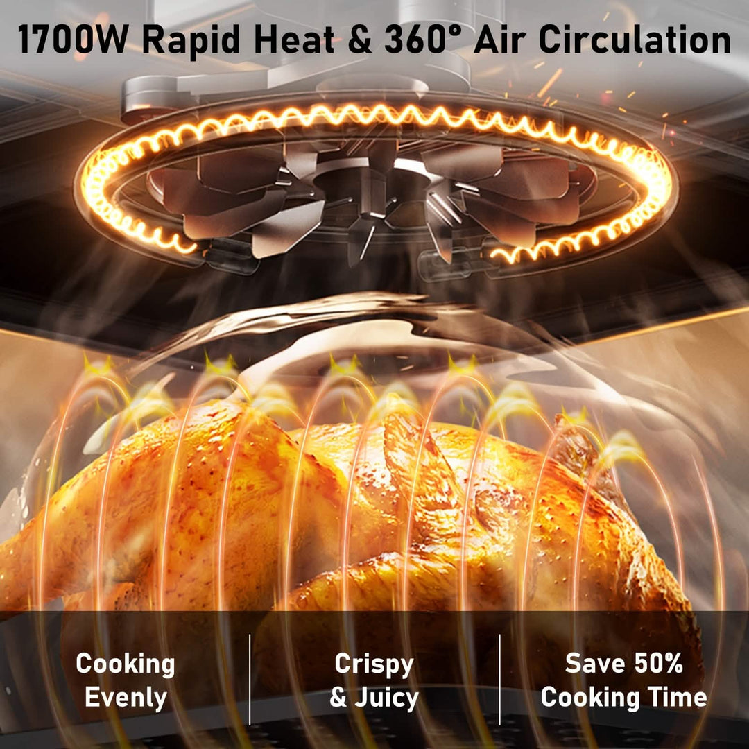 Smart Air Fryer Oven, 12QT 12-in-1