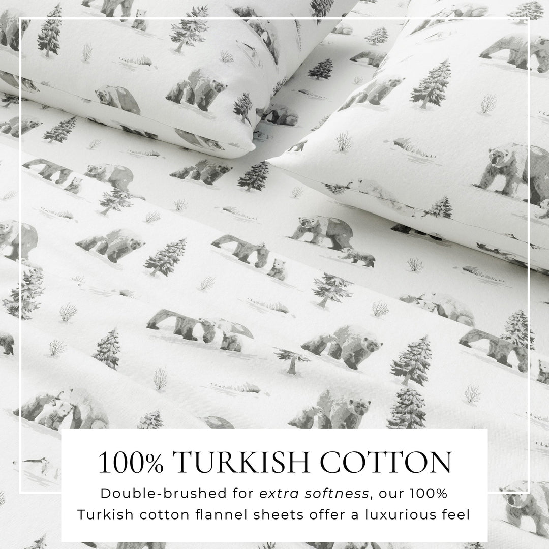 Turkish Cotton Flannel Sheet - Lakeview Collection