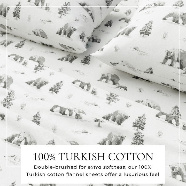 Turkish Cotton Flannel Sheet - Lakeview Collection