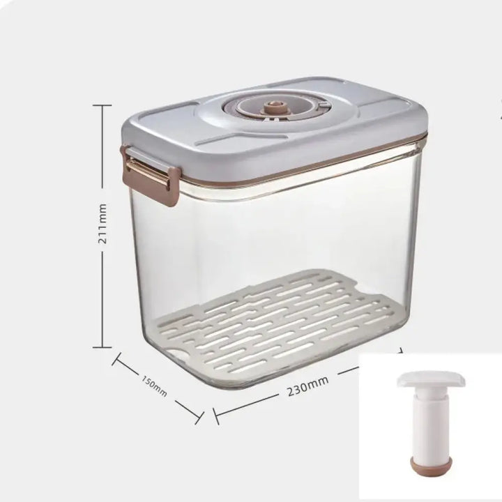 Arbaglobal Vacuum Seal Glass Food Storage Container Set