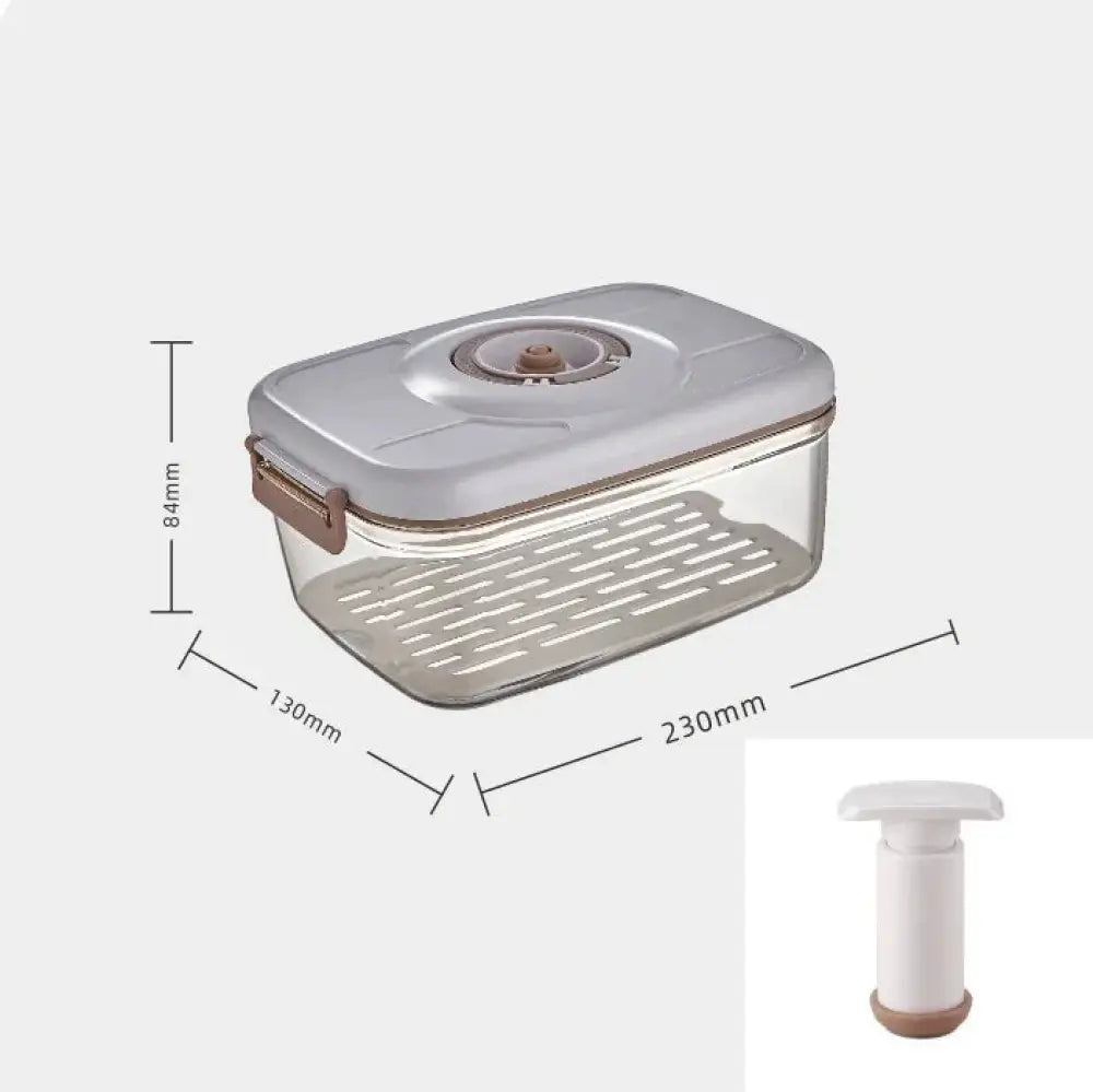 Arbaglobal Vacuum Seal Glass Food Storage Container Set