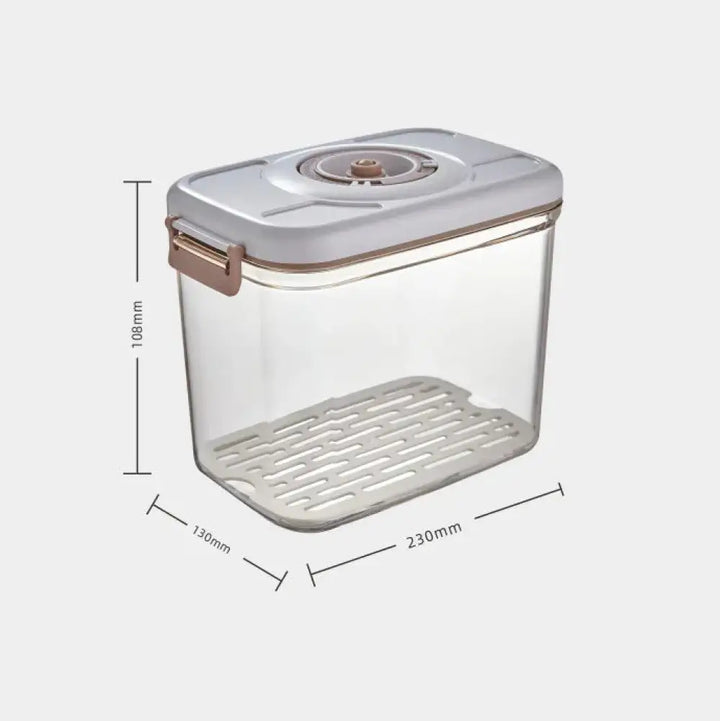 Arbaglobal Vacuum Seal Glass Food Storage Container Set