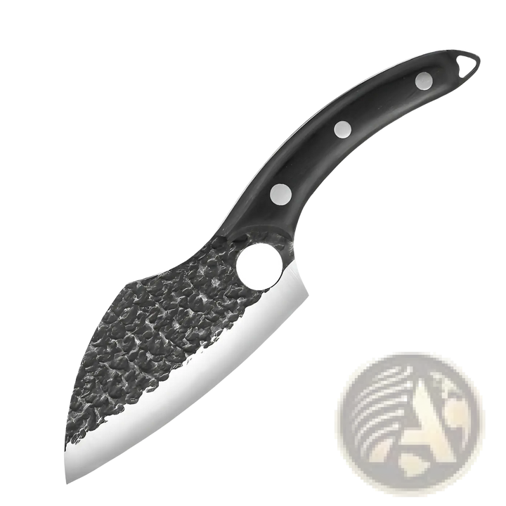 Forged High Carbon Steel Outdoor Chef Knife with Sheath