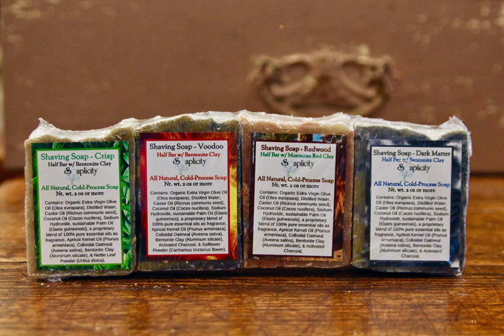 Men's Shaving Soap Sampler Set — Shaving Soap, [material], Soaplicity