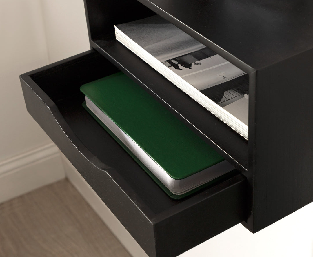 Hutton Floating Wall Shelf with Drawer